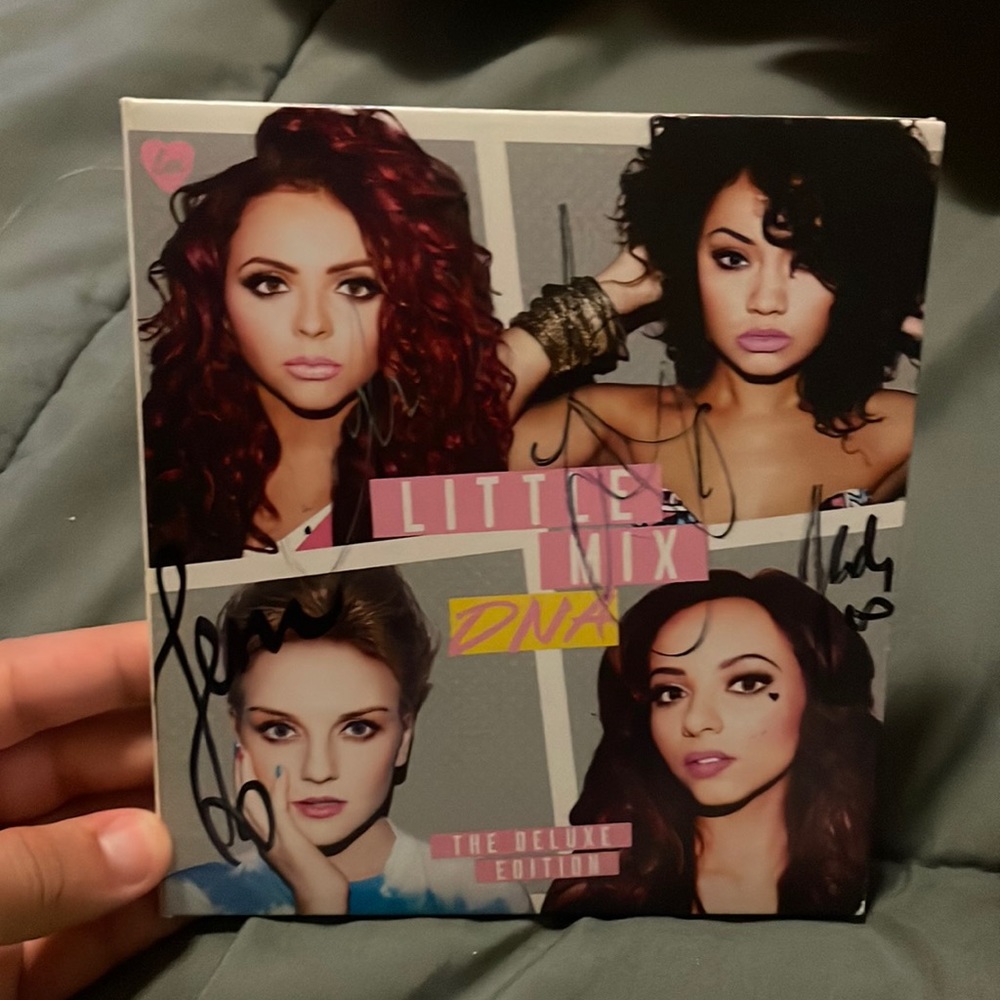 little mix dna signed autographed cd deluxe